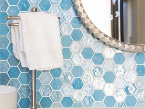 Oceanside Glass - Calypso Blend Hexagon